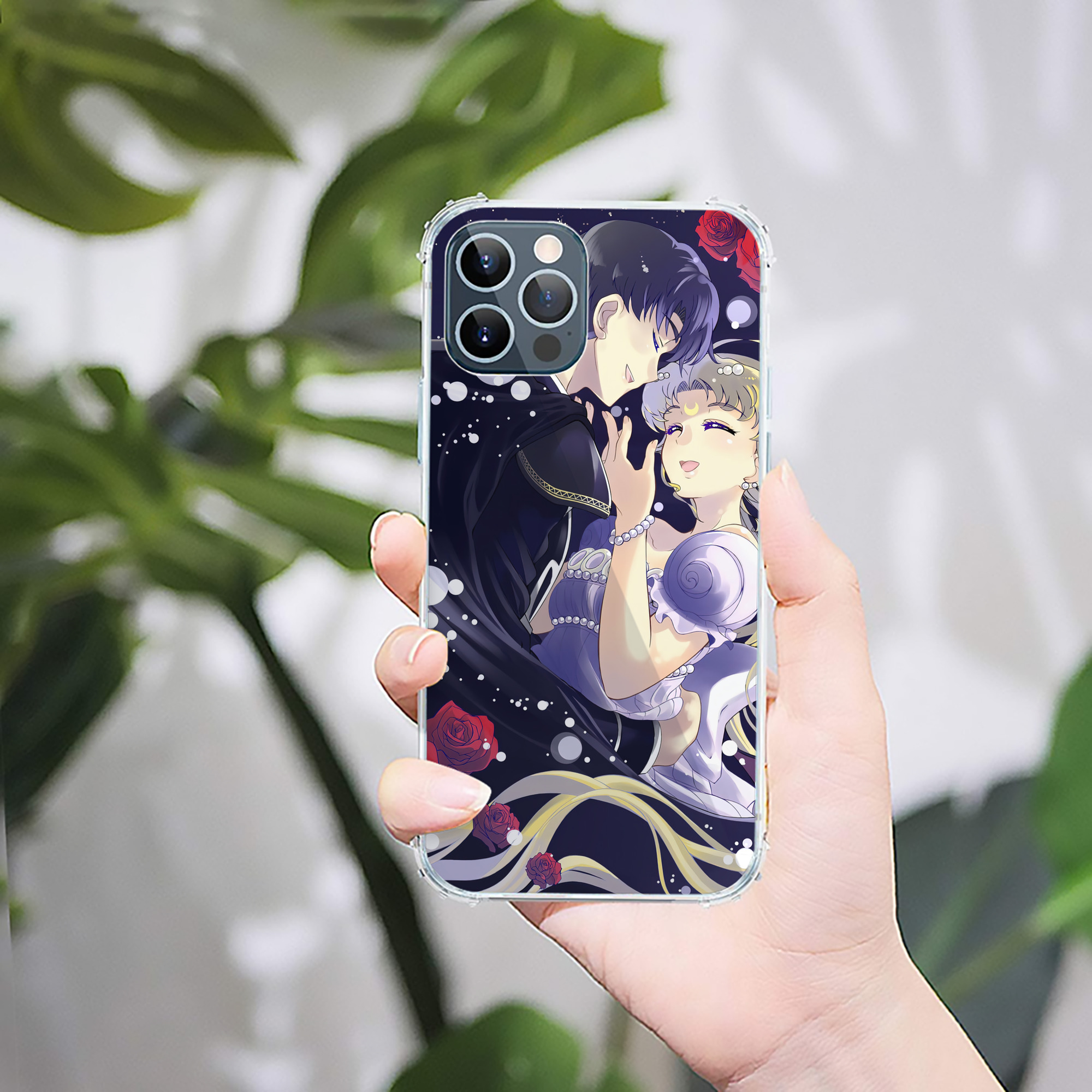 （画像用） 美少女戦士セーラームーン Sailor Moon 【iPhone 12シリーズ対応】透明スマホケース（クリアソフトケース）